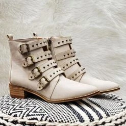 Ccocci Becky Buckle Strap Motorcycle Boots NEW ARRIVALS